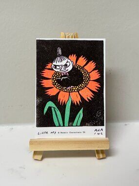 Ana Inciardi Moomin Little My Mini Art Print